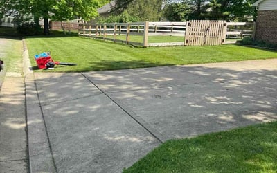 Photo of Cody C.'s yard after getting lawn care in Spring, TX