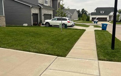 Photo of Andrew P.'s yard after getting lawn care in Saint Charles, MO