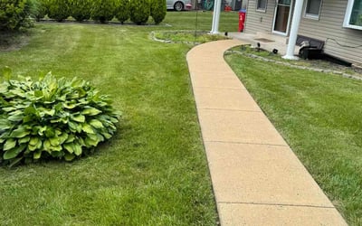 Photo of Marlene M.'s yard after getting lawn care in Warminster, PA