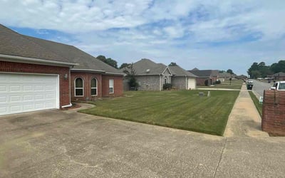 Photo of Sophia C.'s yard after getting lawn care in Bryant, AR