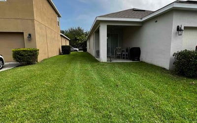 Photo of Laura B.'s yard after getting lawn care in Huntington Station, NY