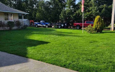 Photo of Kevin W.'s yard after getting lawn care in Spanaway, WA