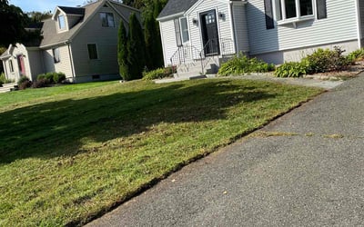 Photo of Jason C.'s yard after getting lawn care in Trumbull, CT