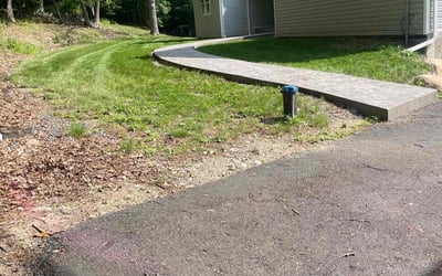 Photo of Mary L.'s yard after getting lawn care in Monroe, NY
