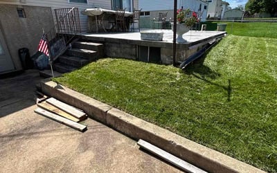 Photo of Michael B.'s yard after getting lawn care in Broomall, PA