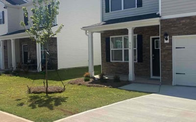 Photo of Barbara M.'s yard after getting lawn care in Greenville, SC