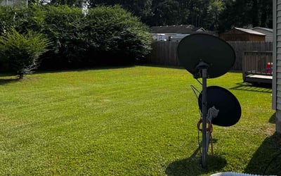 Photo of Barbara. M.'s yard after getting lawn care in Windsor, VA