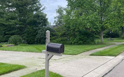 Photo of Nancy D.'s yard after getting lawn care in Mansfield, OH