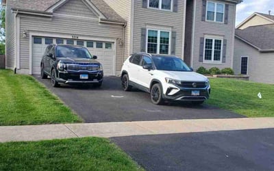 Photo of Kristin S.'s yard after getting lawn care in Batavia, IL