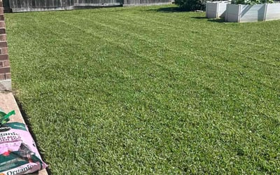 Photo of Sam H.'s yard after getting lawn care in Katy, TX