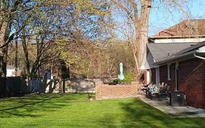 Photo of Aaron G.'s yard after getting lawn care in Flushing, MI