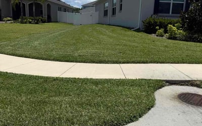 Photo of Dustin D.'s yard after getting lawn care in Beaver, PA