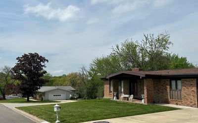Photo of Chris Z.'s yard after getting lawn care in House Springs, MO
