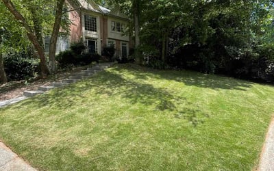 Photo of Kerri S.'s yard after getting lawn care in Plainville, CT