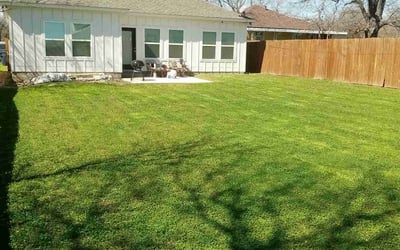Photo of David H.'s yard after getting lawn care in East Greenwich, RI