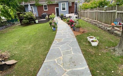Photo of Shenica H.'s yard after getting lawn care in Maplewood, NJ