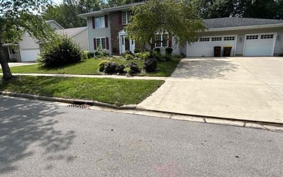 Photo of Gay C.'s yard after getting lawn care in Bloomington, IL