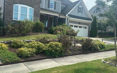 Photo of James R.'s yard after getting lawn care in Wake Forest, NC