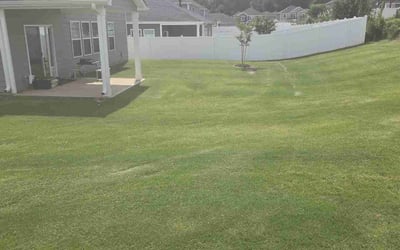 Photo of Jt R.'s yard after getting lawn care in Azle, TX