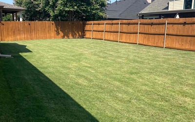Photo of Teresa F.'s yard after getting lawn care in Alvarado, TX
