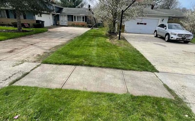 Photo of Patty S.'s yard after getting lawn care in Hinckley, OH