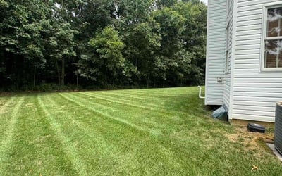 Photo of Dustun M.'s yard after getting lawn care in Old Bridge, NJ