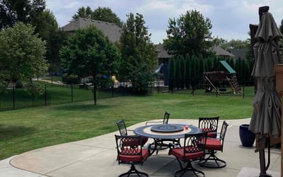 Photo of Todd A.'s yard after getting lawn care in Augusta, KS
