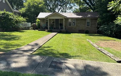 Photo of Dalton W.'s yard after getting lawn care in Burns, TN