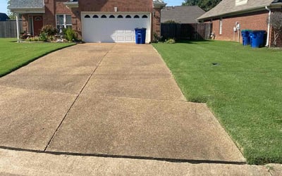 Photo of Laura P.'s yard after getting lawn care in Olive Branch, MS
