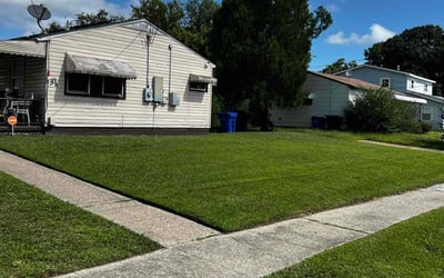 Photo of Grace B.'s yard after getting lawn care in Portsmouth, VA
