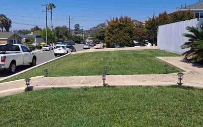 Photo of falaria p.'s yard after getting lawn care in Solana Beach, CA