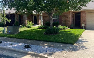 Photo of Anthony B.'s yard after getting lawn care in Beaumont, TX
