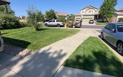 Photo of Justin B.'s yard after getting lawn care in Saint Charles, MO