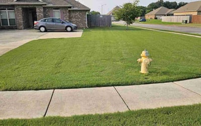 Photo of Kristine G.'s yard after getting lawn care in Fort Walton Beach, FL
