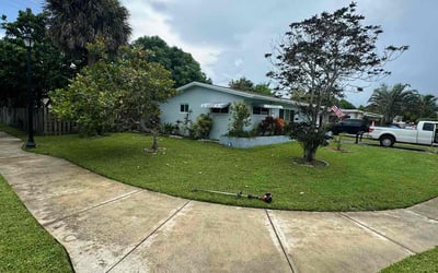 Photo of Chaya R.'s yard after getting lawn care in Cooper City, FL