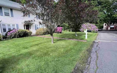 Photo of Jeong P.'s yard after getting lawn care in Shrewsbury, MA