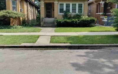 Photo of Tyler K.'s yard after getting lawn care in Elgin, IL