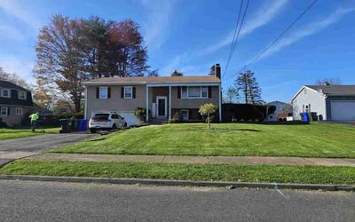 Photo of Emmett D.'s yard after getting lawn care in Burlington, CT