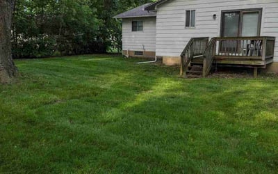 Photo of Brian L.'s yard after getting lawn care in Grand Blanc, MI