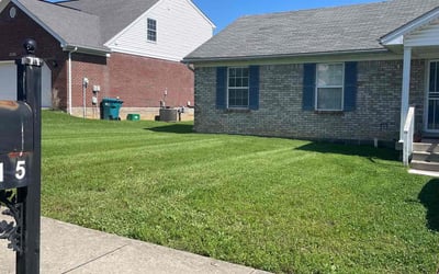 Photo of Darren S.'s yard after getting lawn care in Shepherdsville, KY