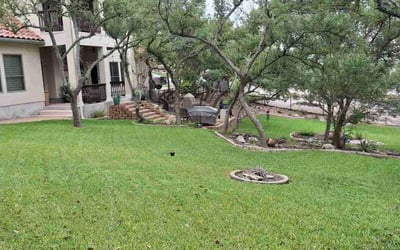 Photo of Joel T.'s yard after getting lawn care in San Antonio, TX