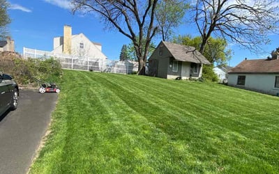 Photo of Richard B.'s yard after getting lawn care in Hatboro, PA
