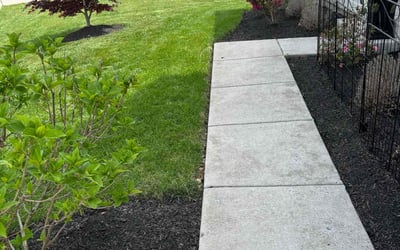 Photo of Gloria P.'s yard after getting lawn care in Frederick, MD