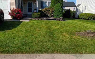 Photo of Sara J.'s yard after getting lawn care in Doylestown, PA