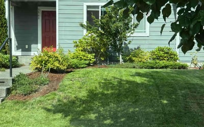 Photo of Kevin G.'s yard after getting lawn care in Buckley, WA