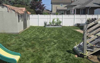 Photo of John C.'s yard after getting lawn care in Levittown, PA