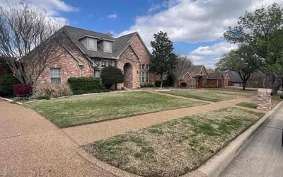 Photo of Brett H.'s yard after getting lawn care in Princeton, TX