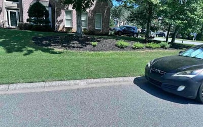 Photo of Bridget A.'s yard after getting lawn care in Louisville, KY