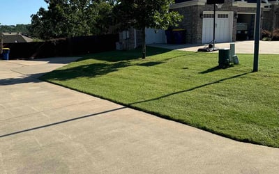Photo of Pamela G.'s yard after getting lawn care in Cabot, AR