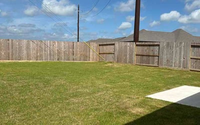 Photo of Keyra C.'s yard after getting lawn care in Temple, GA